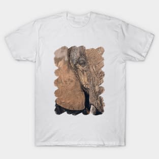 African Elephant Painting T-Shirt